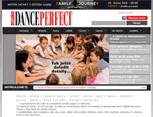 Tablet Screenshot of danceperfect.cz